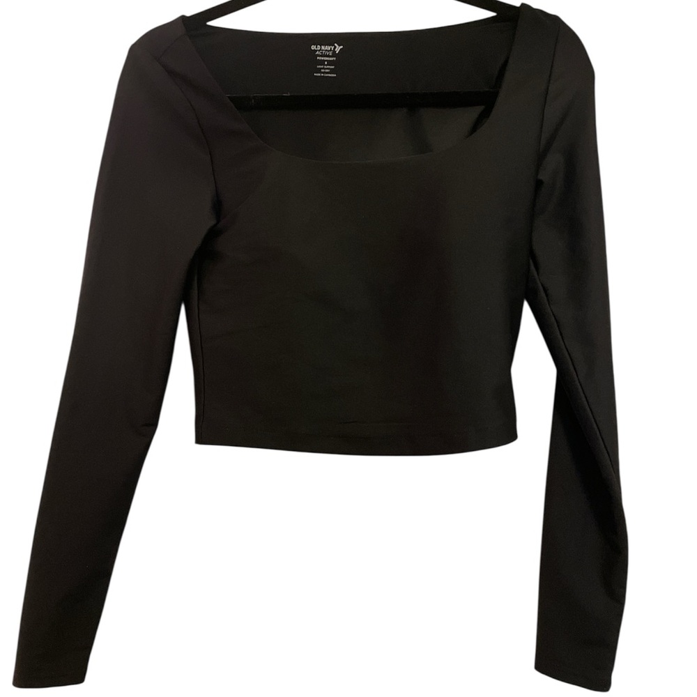 Old Navy Active Black Long Sleeve Top